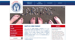 Desktop Screenshot of caritas-vos.cz